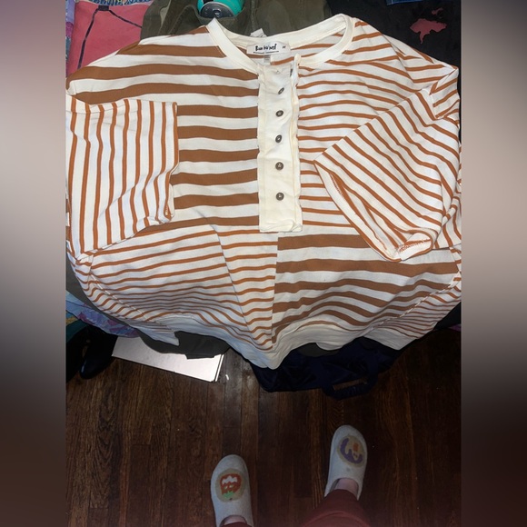 THREE BIRD NEST CITY STRIPES HIGH LOW TOP - Picture 5 of 10